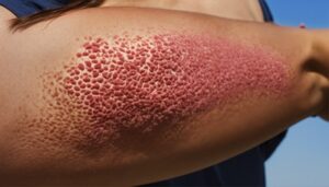 problema de pele como bolhas que causam coceira e muitos problemas